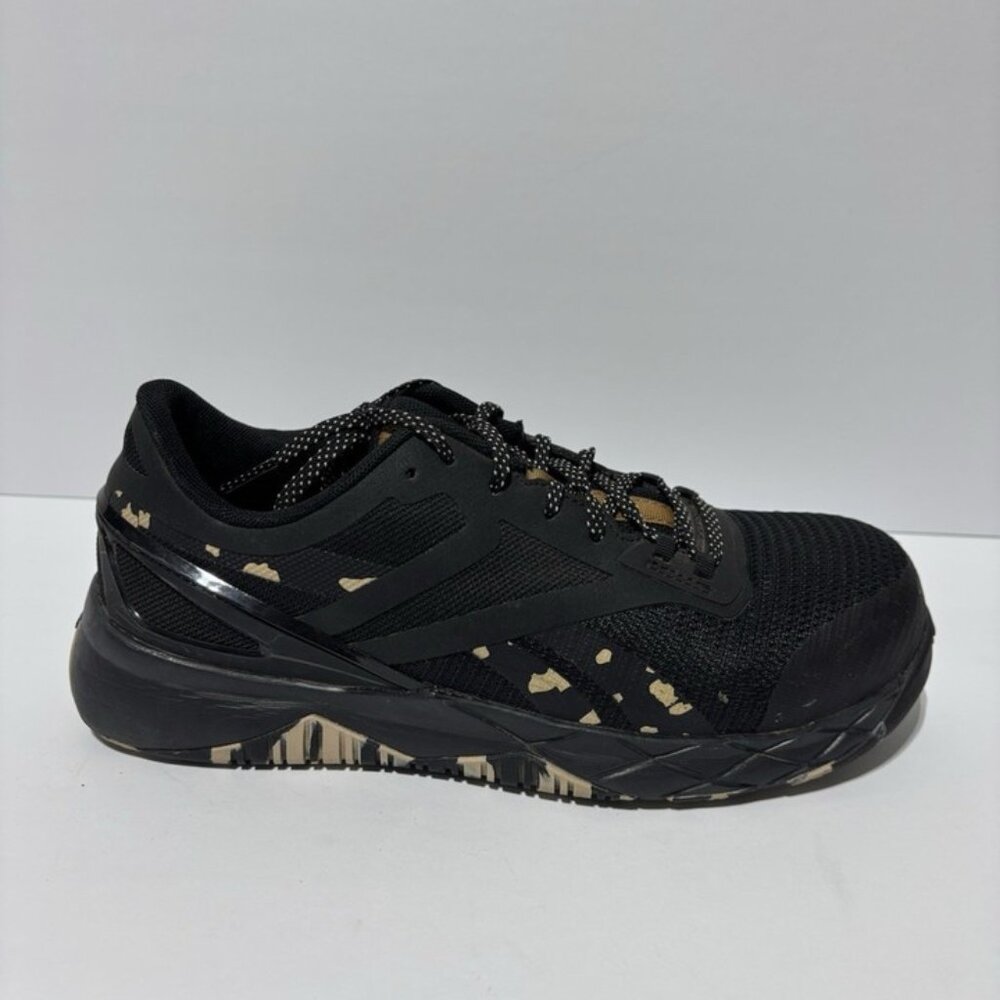 Reebok Women’s Nanoflex TR Composite Toe Sneakers Black, Size 9.5 Wide